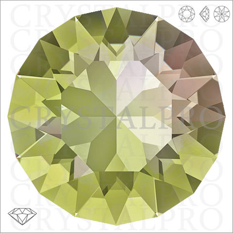 スワロフスキー　#1088　クリスタルルミナスグリーン