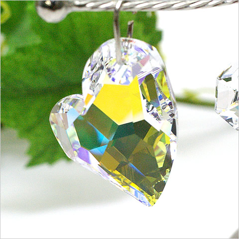 スワロフスキー　ペンダント　#6261 Devoted 2U Heart　クリスタルAB