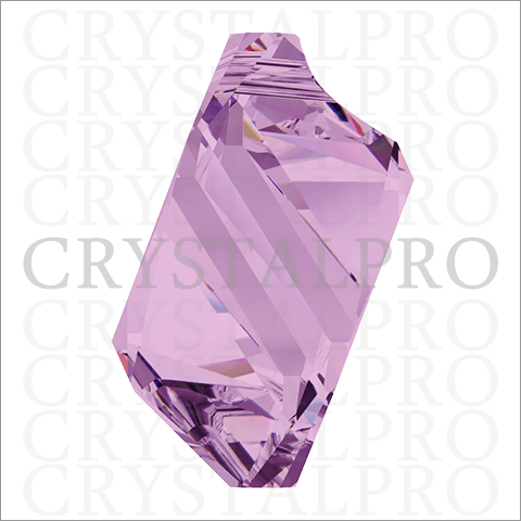 スワロフスキー #6650 Cubist Pendant ライトアメジスト